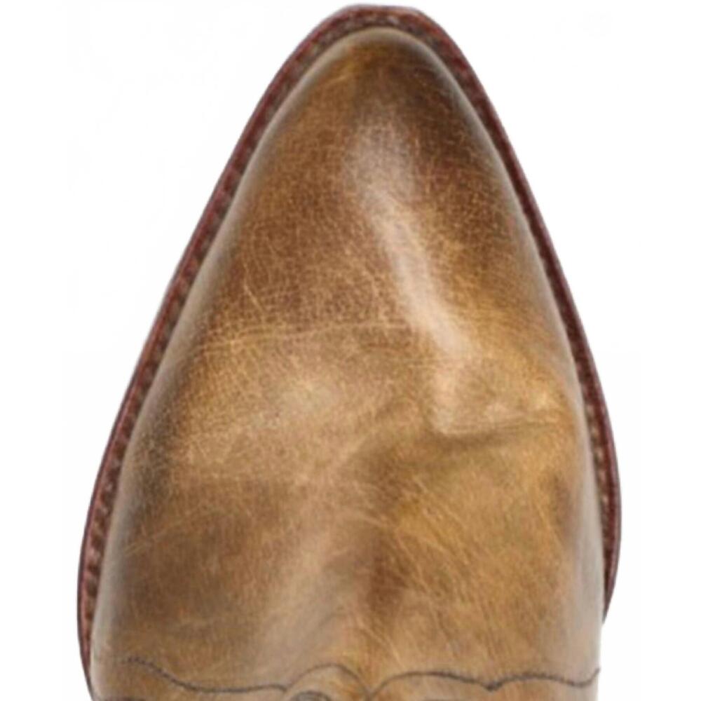 NEW FREE PEOPLE women's new frontier western boot in distressed tan - Picture 5 of 8